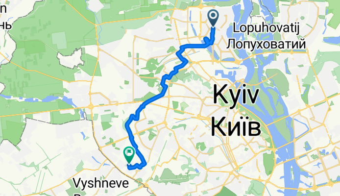 Оболонський проспект, Київ до Симиренка вулиця, Київ