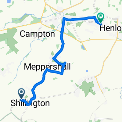 Greenfields, Hitchin to Broad Street, Shefford