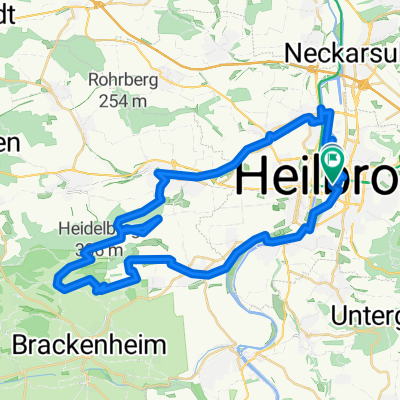 Heuchelberger Warte und Hörnle - zwei Weinberge westlich von Heilbronn