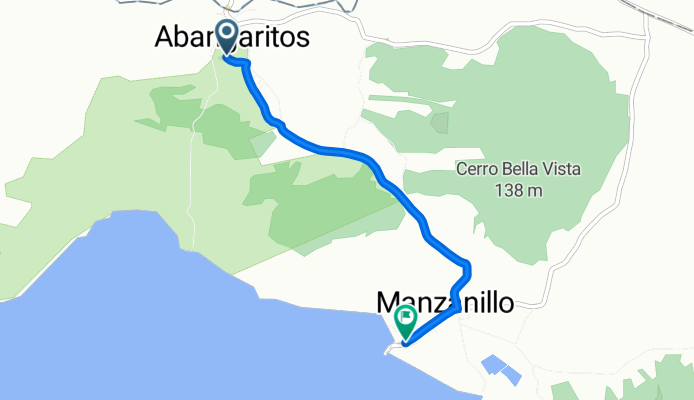 Calle Cementerio, Abangares a Puntarenas