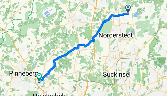 Route zu Restaurant Muckefuck Rellingen