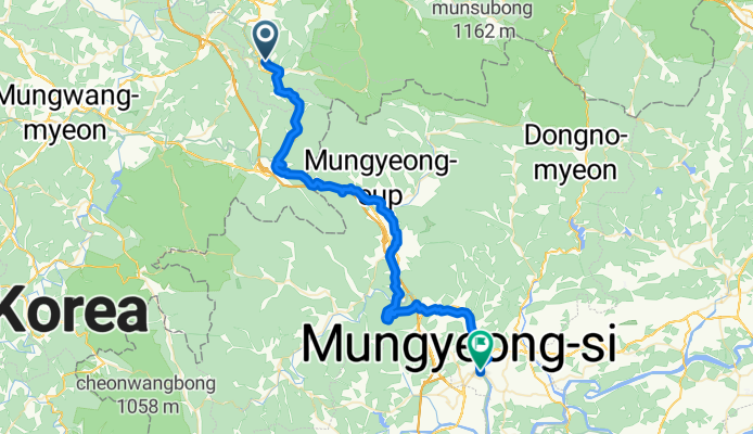 Suanbo to Mungyeong