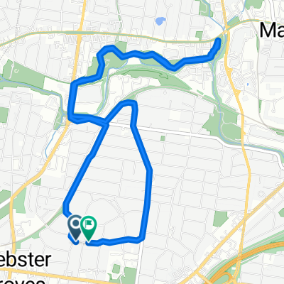 Mason Ave, Webster Groves to Mason Ave, Webster Groves