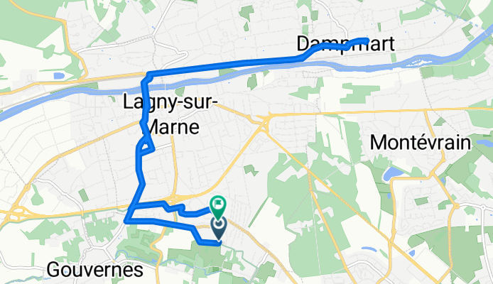De Allée des Rougettes à Rue Maillard