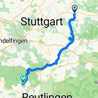 Weinstadt-Endersbach - Tübingen