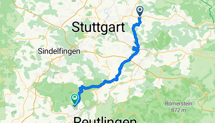 Weinstadt-Endersbach - Tübingen