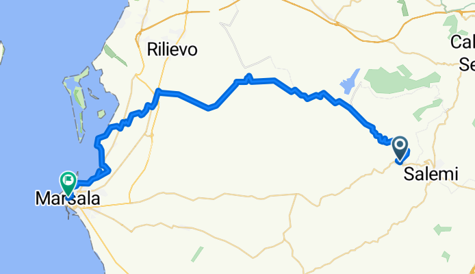 SS 188, Salemi to Via della Gancia, Marsala