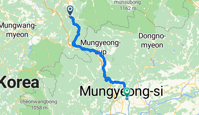 Suanbo to Mungyeong [easy]