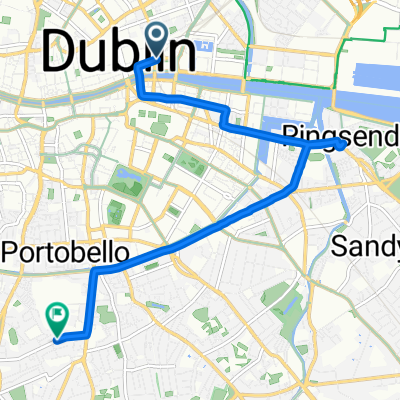 Beresford Lane, Dublin 1 to Grosvenor Lodge, Dublin 6