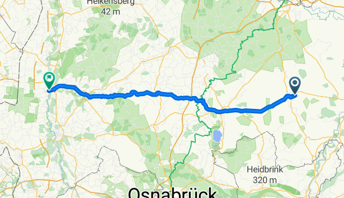 Sulingen to Fullener Straße, Meppen