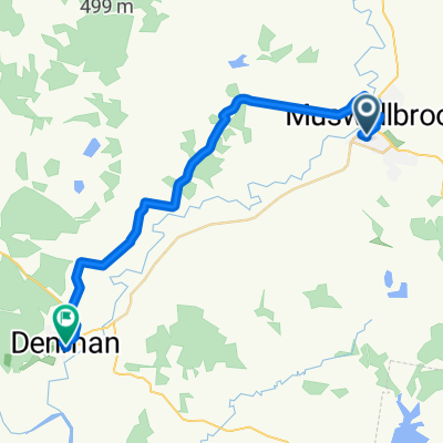 Anzac Pde, Muswellbrook to Ogilvie St, Denman