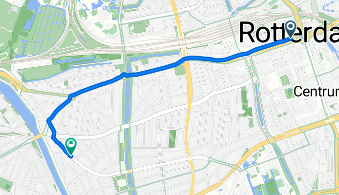 S 100, Rotterdam naar Samuel Mullerplein, Rotterdam