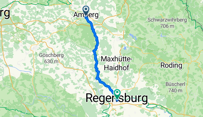 N2 - Amberg - Regensburg