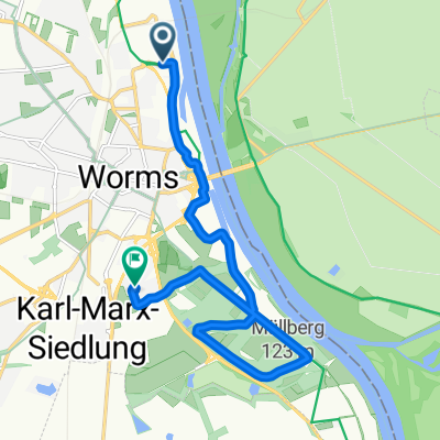 Petrus-Dorn-Straße nach Mittelochsenplatz