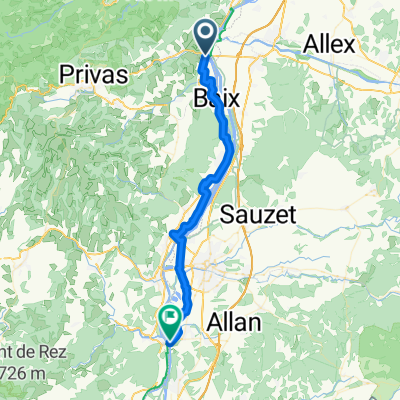 Activity - 15: ViaRhôna de Le Pouzin / Cruas à Chateauneuf du Rhône / Viviers