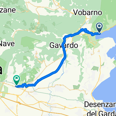 Via Lungolago Giuseppe Zanardelli, Salò nach Via 4 Novembre 1918, Rezzato