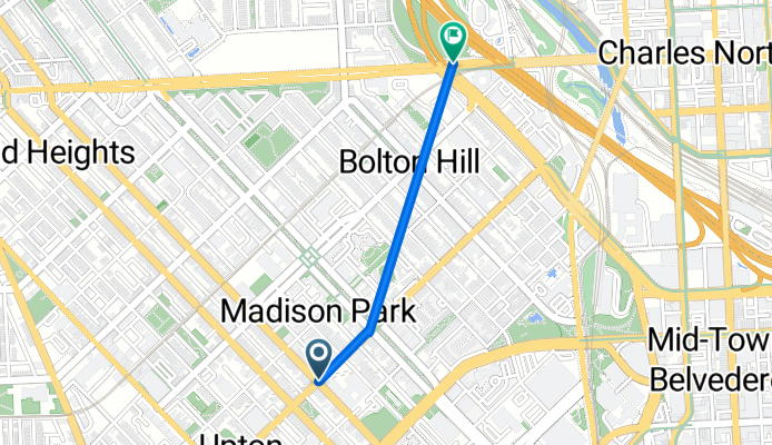 McCulloh Street to West North Avenue