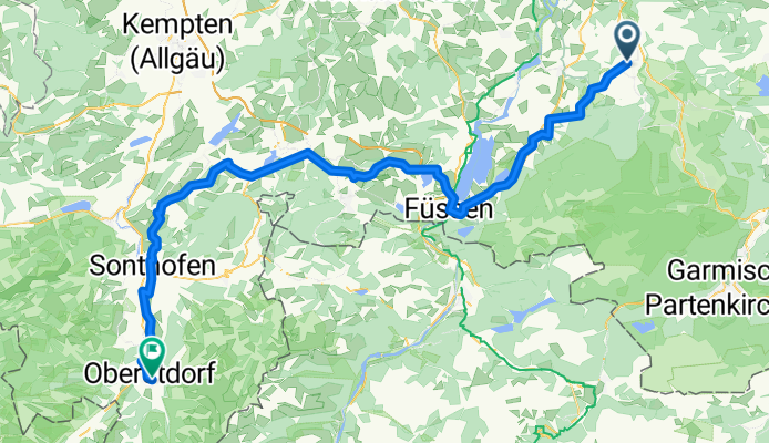 Wildsteig - Oberstdorf