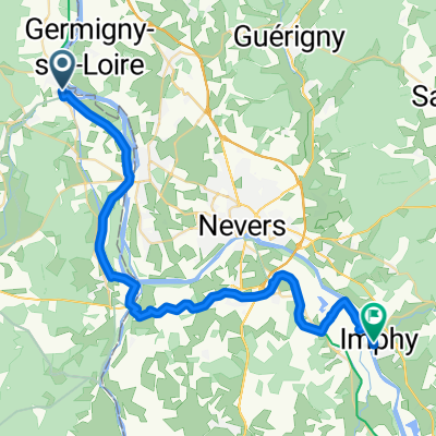 Port Conscience, Jouet-sur-l'Aubois to Rue Gustave Courbet, Imphy