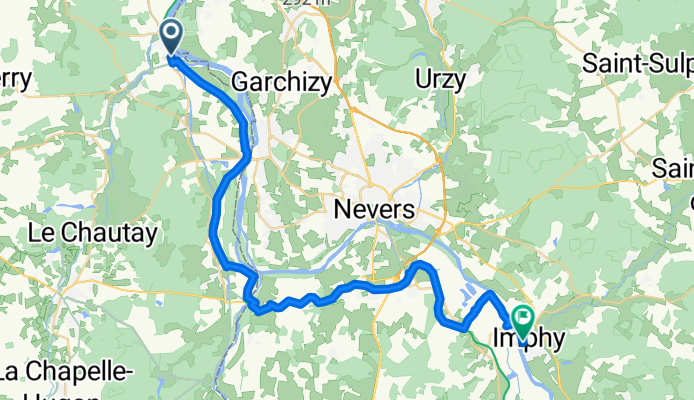 Port Conscience, Jouet-sur-l'Aubois to Rue Gustave Courbet, Imphy