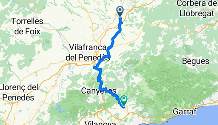 Sant Sadurní d'Anoia - Sant Pere de Ribes