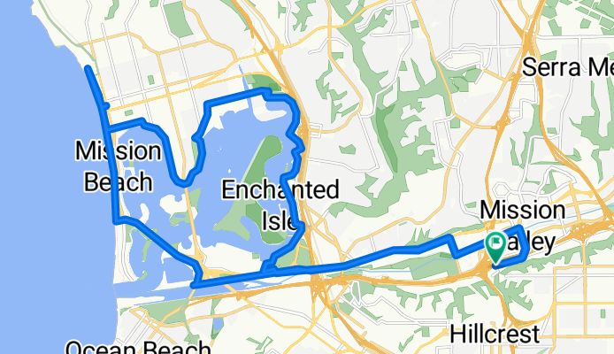 Camino Del Rio S, San Diego to Camino Del Rio S, San Diego