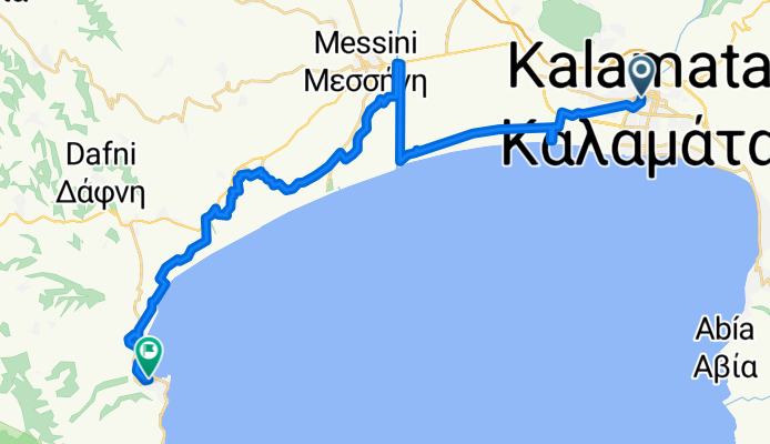 Artemidos, Kalamata to Petalidiou-Koronis, Petalidi