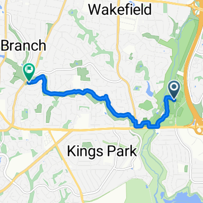 Fairfax County Trail, Annandale to Bayard Pl, Fairfax