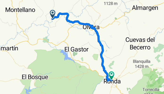 Etappe 2: van Coripe naar Ronda