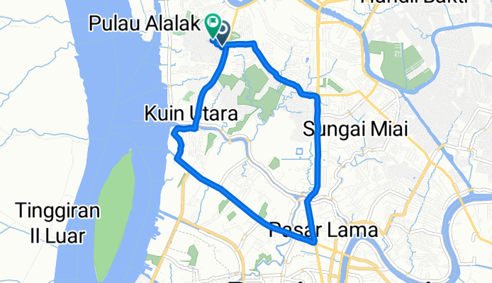 Jalan HKSN Kompleks Amd Permai No.393 to Jalan HKSN Kompleks Amd Permai