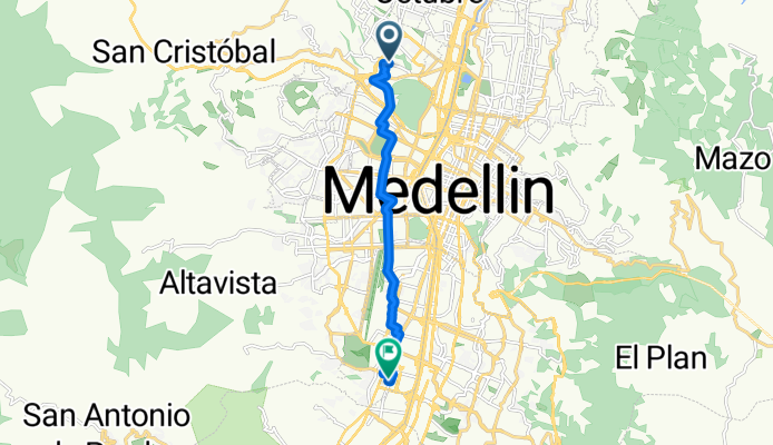 De Carrera 74d # 75-19 a Calle Sur # 51A-85