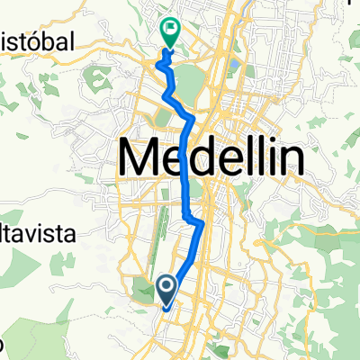 De Calle Sur # 51A-85 a Carrera 74d # 75-19
