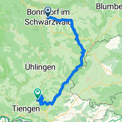 Von Bonndorf im Schwarzwald bis Breitenfeld