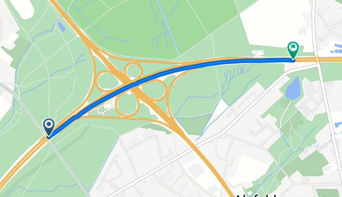 A3, Oberhausen nach A2, Oberhausen