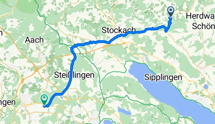 Am Josenberg, Hohenfels nach Radolfzeller Straße, Singen (Hohentwiel)