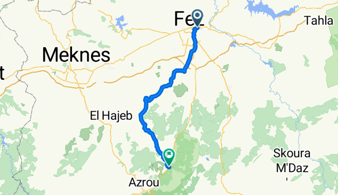 Route from Arsat El Hammoumi