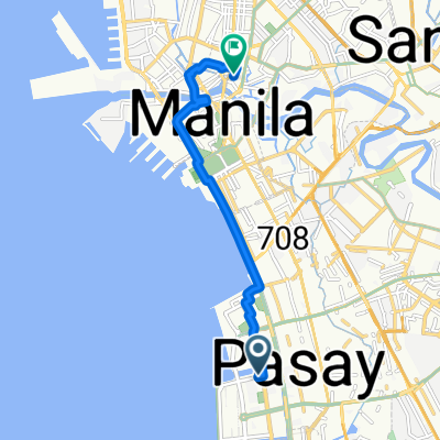 Shore Street, Pasay to Quiapo, Manila
