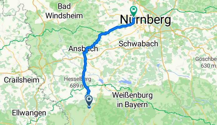 Auhausen - Fürth