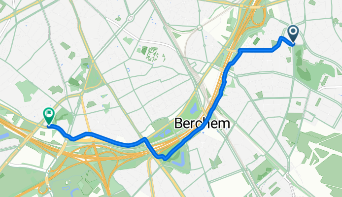 Karel De Preterlei, Antwerpen naar Jan van Rijswijcklaan, Antwerpen