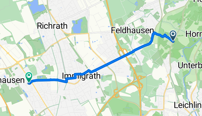Rupelrath nach Hugo-Zade-Weg
