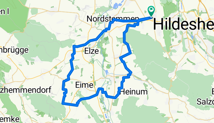 GPX Download: Bantelner Stahlbrücke – Kloster Escherde Runde von Emmerke