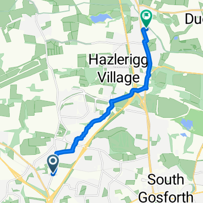 Brunton Lane, Newcastle Upon Tyne to McCracken Drive, Newcastle Upon Tyne