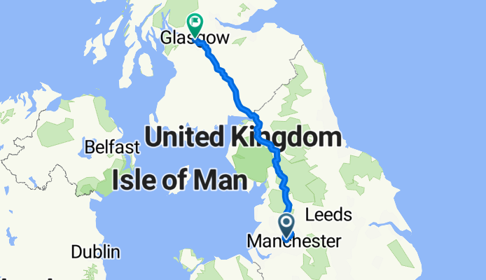 Mullineux Street, Manchester to Cochrane Street, Glasgow