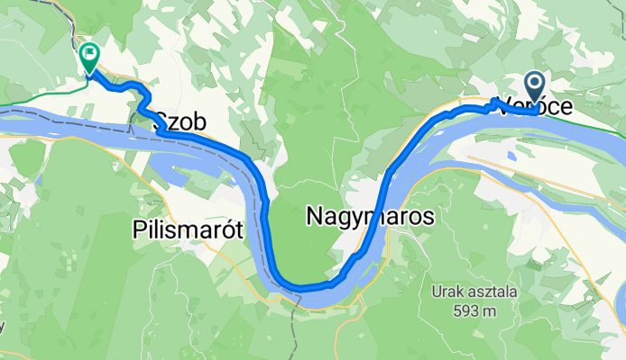 Faluföle utca, Verőce - Chľaba, Helemba