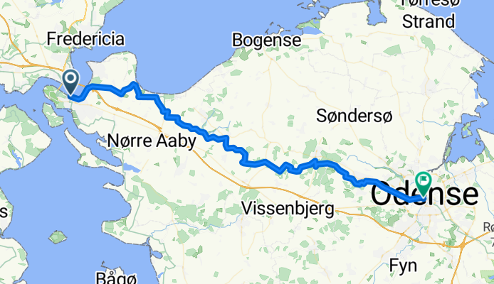 Middelfart to Odense