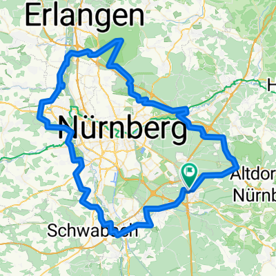 Bahnhofstraße nach Nürnberger Straße