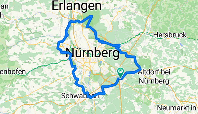 Bahnhofstraße nach Nürnberger Straße