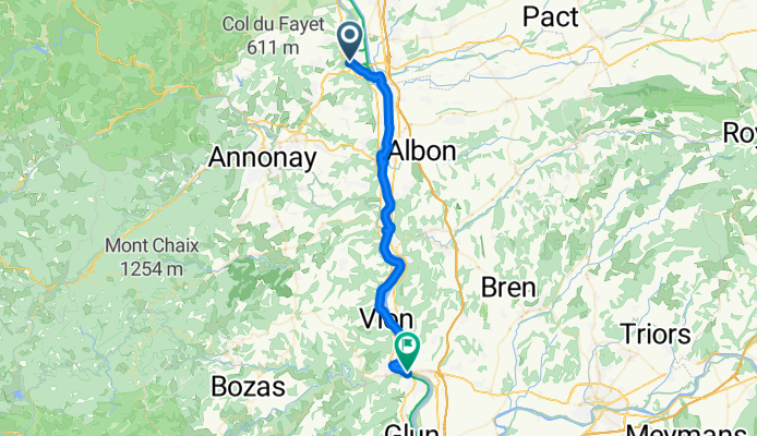 Activity - 12: ViaRhôna de Sablons / Sarras à Tournon-sur-Rhône / Glun