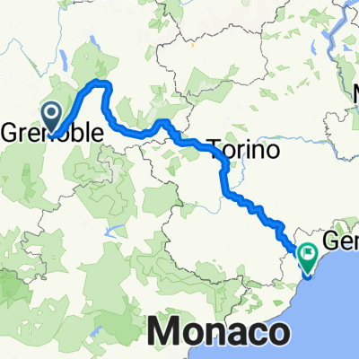 Von Grenoble bis Finale Ligure