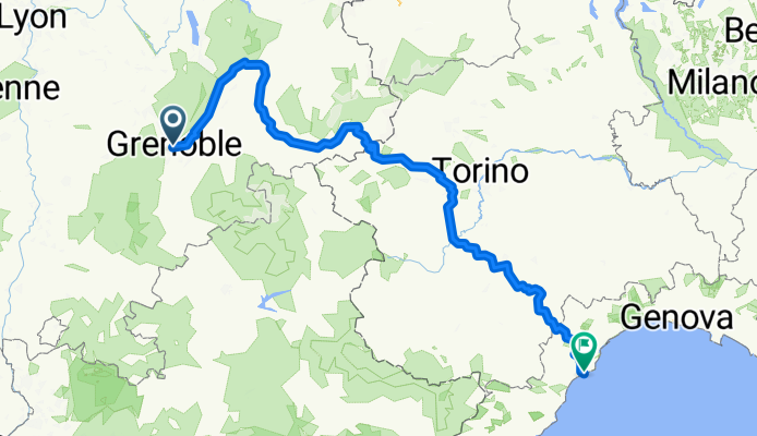 Von Grenoble bis Finale Ligure